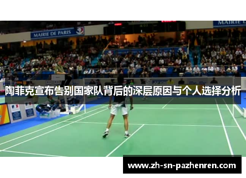 陶菲克宣布告别国家队背后的深层原因与个人选择分析 陶菲克宣布告别国家队背后的深层原因与个人选择分析